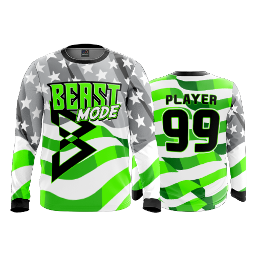 1720 FD Long Sleeve MENS-FLO INK + $5