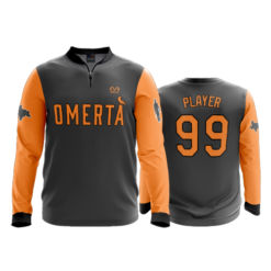 2080 FD Quarter Zip Batting Jacket LS