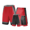 1299 FD REVERSIBLE BBALL 12in SHORTS