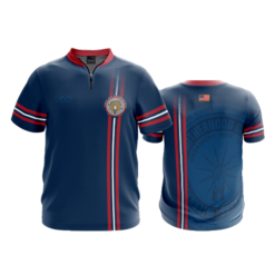 2110 FD Quarter Zip Batting Jacket SS