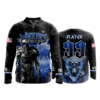 2100 FD Quarter Zip Batting Jacket LS