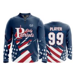 2098 FD Quarter Zip Batting Jacket LS
