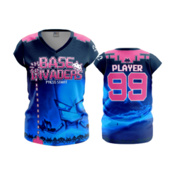 2099 FD Womens V-Neck Capsleeve