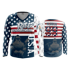 1318 FD Womens V-Neck Longsleeve