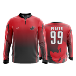1299 FD Quarter Zip LS - Ribbed Collar