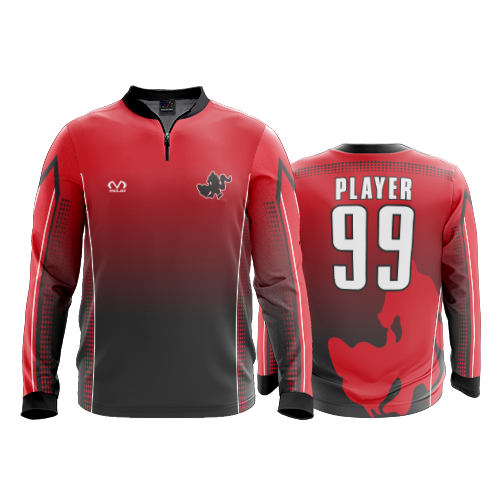 1299 FD Quarter Zip LS - Ribbed Collar