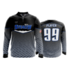 1686 FD Quarter Zip Batting Jacket LS OHIO-STEALTH-BLACK
