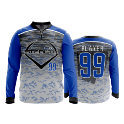 1686 FD Quarter Zip Batting Jacket LS OHIO-STEALTH-LEGION