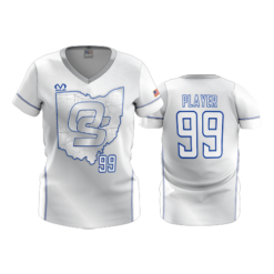 1686 FD Womens V-Neck OHIO-STEALTH-WHITE