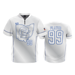 1686 FD Quarter Zip Batting Jacket SS OHIO-STEALTH-WHITE