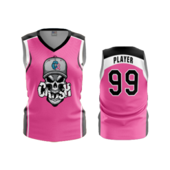 1707 FD Womens V-Neck Sleeveless CRUSH-PINK-RIBBON