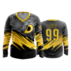 2124 FD Womens V-Neck Longsleeve DRAGONS-BASEBALL