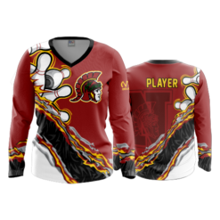 2126 FD Womens V-Neck Longsleeve WESTERVILLE-BOWLING