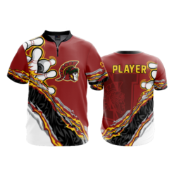 2126 FD Quarter Zip Batting Jacket SS WESTERVILLE-BOWLING