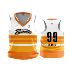 2111 FD Racerback BANDITS-WHITE