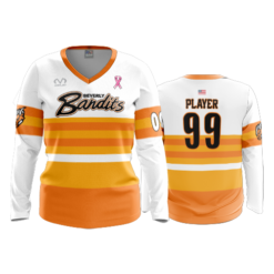 2111 FD Womens V-Neck Longsleeve BANDITS-WHITE