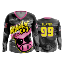 2115 FD Womens V-Neck Longsleeve RALLY-PIGS