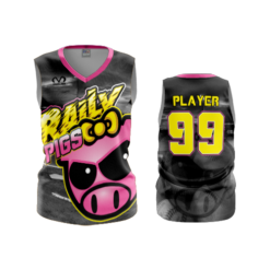 2115 FD Womens V-Neck Sleeveless RALLY-PIGS