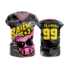 2115 FD Womens V-Neck Capsleeve RALLY-PIGS