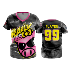 2115 FD Womens V-Neck RALLY-PIGS