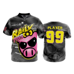 2115 FD Quarter Zip Batting Jacket SS RALLY-PIGS