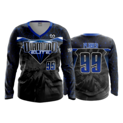 2113 FD Womens V-Neck Longsleeve DIAMOND-ELITE