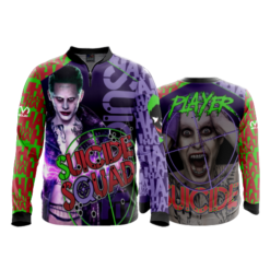 1983 FD Quarter Zip Batting Jacket LS BUGS-SUICIDE-SQUAD