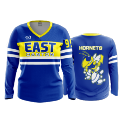 1639 FD Womens V-Neck Longsleeve HORNETS-BOWLING