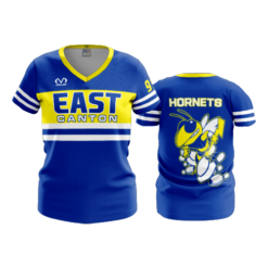 1639 FD Womens V-Neck HORNETS-BOWLING
