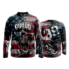 2127 FD Quarter Zip Batting Jacket LS CHAOS