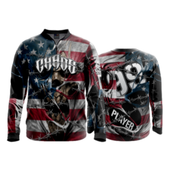 2127 FD Quarter Zip Batting Jacket LS CHAOS