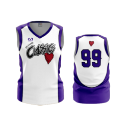 2133 FD Womens V-Neck Sleeveless OHIO-CLASSICS-WHITE