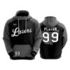 2129 FD Hoody LADY-LASERS-BLACK
