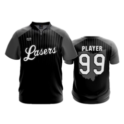 2129 FD Quarter Zip Batting Jacket SS LADY-LASERS-BLACK