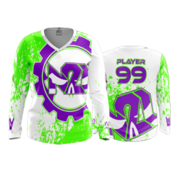 1754 FD Womens V-Neck Longsleeve NOTHING-2-LOSE-FLO-FLO INK + $5