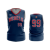 2102 FD Womens V-Neck Sleeveless REBELS-NAVY-ADDONS
