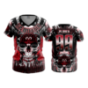 2138 FD Womens V-Neck EP-MILITIA-RED-BLACK