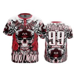 2138 FD 2 Button EP-MILITIA-RED-WHITE