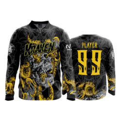 2145 FD Quarter Zip Batting Jacket LS KRAKEN-KIM