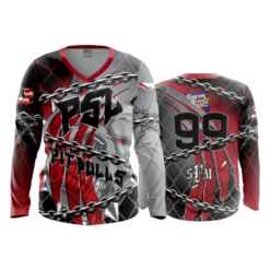 2164 FD Womens V-Neck Longsleeve SFM-HEAVY-HITTAZ-PITBULLS