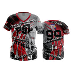 2164 FD Womens V-Neck SFM-HEAVY-HITTAZ-PITBULLS