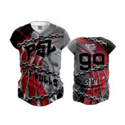 2164 FD ProTek Womens Full Button Down SFM-HEAVY-HITTAZ-PITBULLS