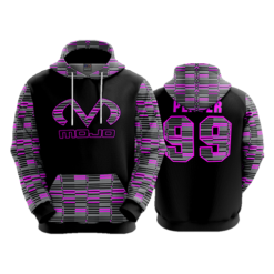 182 FD Hoody MOJO SQUARED HOT PINK