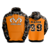 182 FD Hoody MOJO TRIANGLE ATTACK ORANGE