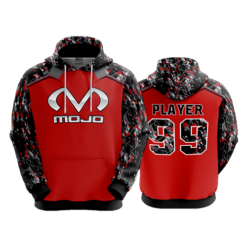 182 FD Hoody MOJO TRIANGLE ATTACK RED
