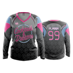 FD Womens V-Neck Longsleeve COCKTAILS-AND-DREAMS