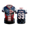 2163 FD Womens V-Neck PATRIOT-PUNISHER