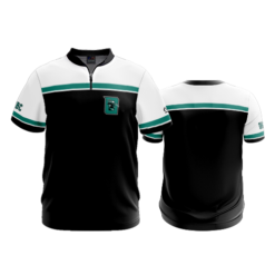 2166 FD Quarter Zip SS - Ribbed Collar - CL