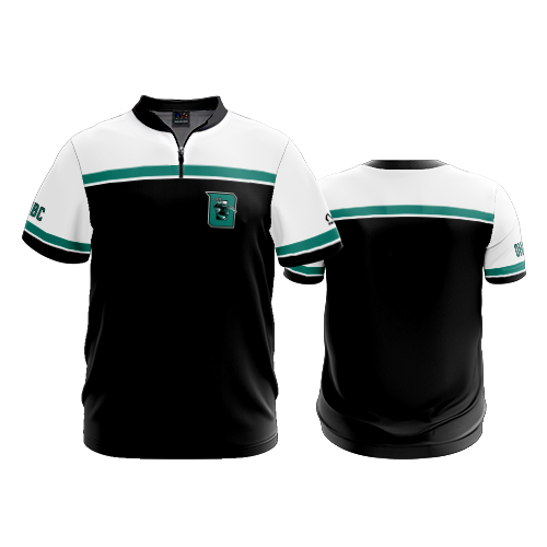 2166 FD Quarter Zip SS - Ribbed Collar - CL