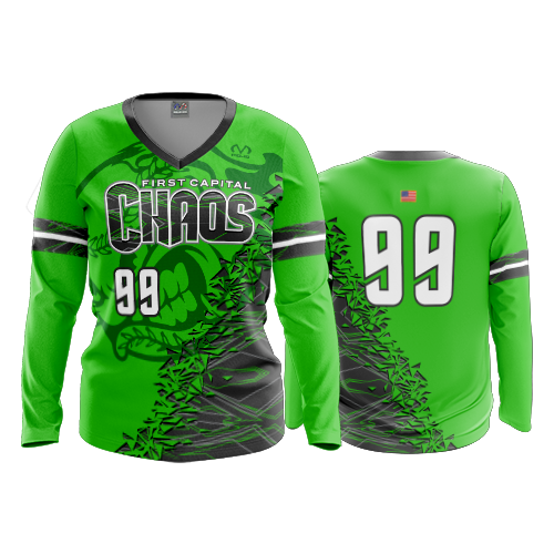 2157 FD Womens V-Neck Longsleeve